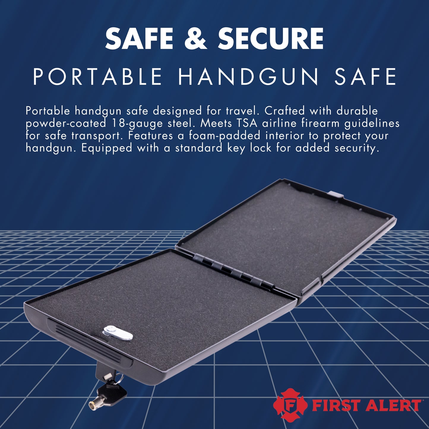 5100K - Portable hand gun safe