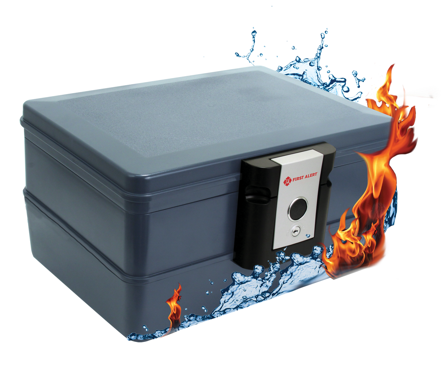 2030F UL-72 Fire Rated 30 minutes at 1550°F/843°C; Single latch design with push button and key lock; Waterproof; Extra storage capacity