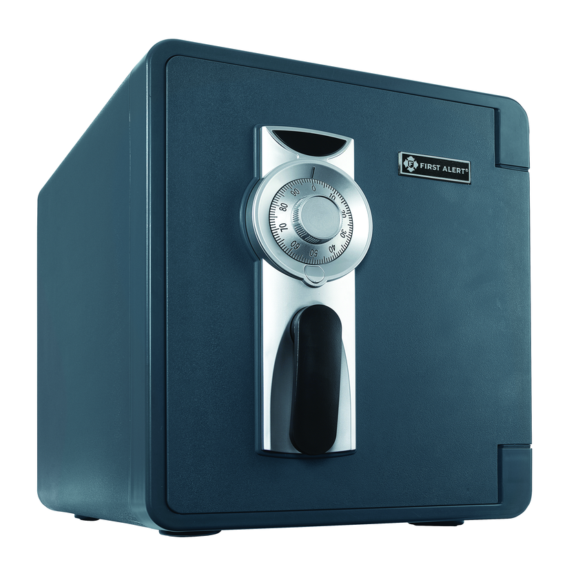 First Alert Fireproof and Waterproof Security Safe, .92 CU FT, 1 Hour ...