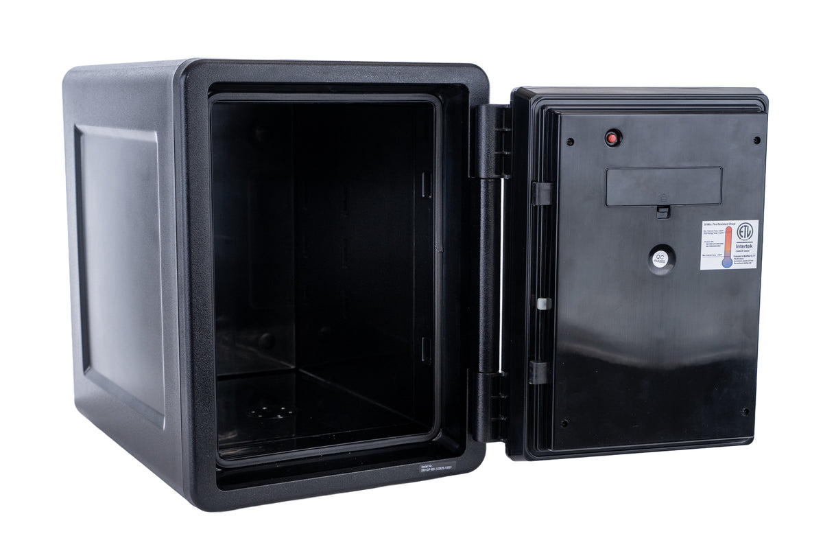First Alert Fireproof and Waterproof Security Safe, .74 CU FT, 30 minute Fire Rating @ 1550, Fire Proof UL Rated Fire Safe.  Features Digital Electronic Lock w/ Emergency Access Override Key & Bolt Down Kit Model 2901DF-BD