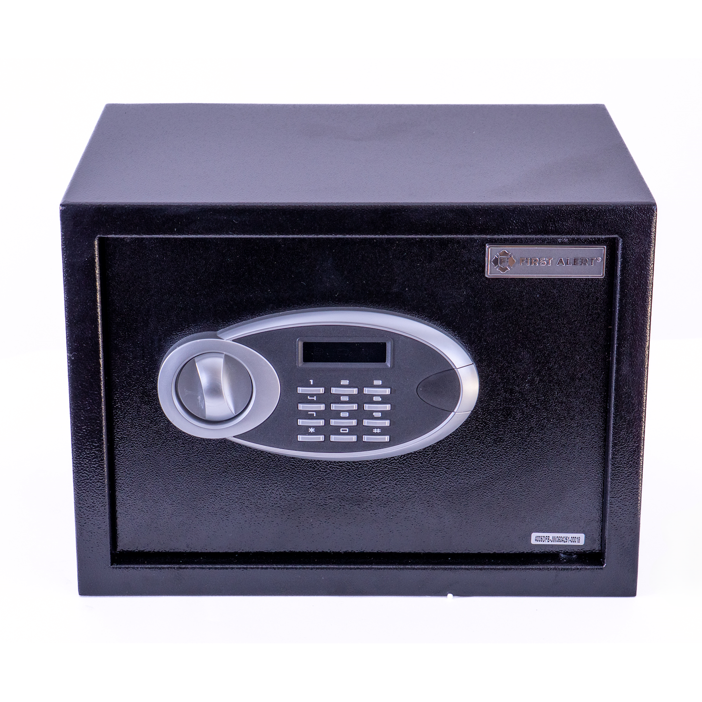First Alert Steel Security Safe, .73 CU FT Features Digital Electronic Lock and  Emergency Access Overide Key, Anti-Pry Hinges, Interior Lighting, Removable Shelf & Bolt Down Feature.  Model 4005DFB